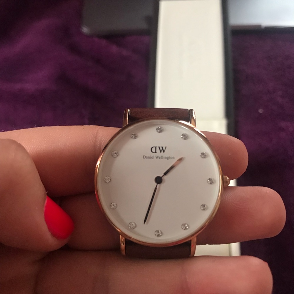 Daniel Wellington watch with Swarovski crystals
